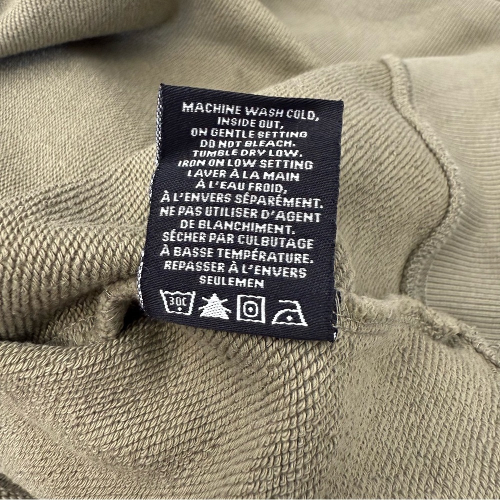 BRUNETTE THE LABEL - Not your boyfriend 1/2 zip sweater size L/XL in Olive - Picture 11 of 14